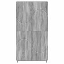 vidaXL Magas komód Szürke Sonoma 79 x 41 x 151 cm Szerelt fa