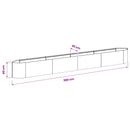 vidaXL Emelt kert ágyás Antracitszürke 380 x 40 x 40 cm Acél