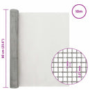 vidaXL Hálós Képernyő 60 x 1000 cm 20 Mesh Rozsdamentes acél 201 Ezüst
