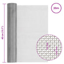 vidaXL Hálós Képernyő 40 x 2000 cm 30 Mesh Rozsdamentes acél 201 Ezüst