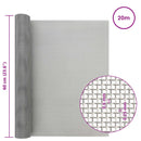 vidaXL Hálós Képernyő 60 x 2000 cm 30 Mesh Rozsdamentes acél 201 Ezüst