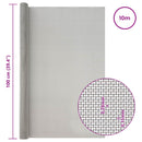 vidaXL Hálós Képernyő 100 x 1000 cm 60 Mesh Rozsdamentes acél 201