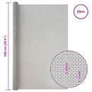 vidaXL Hálós Képernyő 100 x 2000 cm 60 Mesh Rozsdamentes acél 201