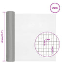 vidaXL Hálós Képernyő 40 x 2000 cm 18 mesh Rozsdamentes acél 304 Ezüst