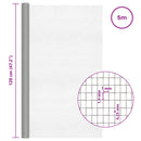 vidaXL Hálós Képernyő 120 x 500 cm 18 mesh Rozsdamentes acél 304 Ezüst