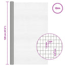vidaXL Hálós Képernyő 120 x 1000 cm 18 mesh Rozsdamentes acél 304