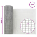 vidaXL Hálós Képernyő 20 x 1000 cm 18 mesh Rozsdamentes acél 304 Ezüst