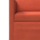 vidaXL karosszék Piros Narancs 70 x 81 x 82 cm Bársonyos szövet
