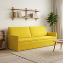 vidaXL 3 személyes kanapé Sárga 220 x 81 x 82 cm Bársony