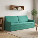 vidaXL 3 személyes kanapé Türkiz 220 x 81 x 82 cm Bársony