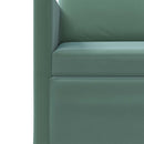 vidaXL 3 személyes kanapé Tengeri Zöld 220 x 81 x 82 cm Bársony