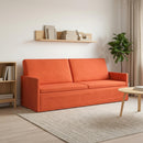 vidaXL 3 személyes kanapé Piros Narancs 220 x 81 x 82 cm