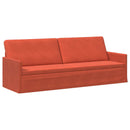 vidaXL 3 személyes kanapé Piros Narancs 220 x 81 x 82 cm