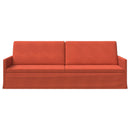 vidaXL 3 személyes kanapé Piros Narancs 220 x 81 x 82 cm