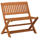 vidaXL Gyerek pad Barna 61 x 38 x 57 cm Tömör Eukaliptusz Fa