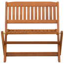 vidaXL Gyerek pad Barna 61 x 38 x 57 cm Tömör Eukaliptusz Fa
