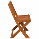vidaXL Gyerek pad Barna 61 x 38 x 57 cm Tömör Eukaliptusz Fa