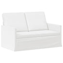 vidaXL Kanapé Szett 2 pcs Fehér Szövet