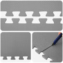 vidaXL Medence aljzat 24 pcs Szürke 8,64 m² EVA Hab
