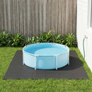 vidaXL Medence aljzat 50 pcs Fekete 18 m² EVA Hab