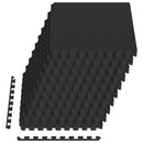 vidaXL Medence aljzat 50 pcs Fekete 18 m² EVA Hab