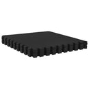 vidaXL Medence aljzat 50 pcs Fekete 18 m² EVA Hab