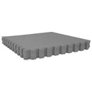 vidaXL Medence aljzat 12 pcs Szürke 4,32 m² EVA Hab