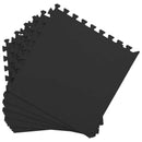 vidaXL Medence aljzat 24 pcs Fekete 8,64 m² EVA Hab