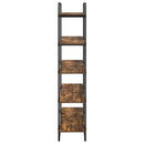 vidaXL Könyvespolc 5 szintes 100 x 35 x 175,5 cm PB Füstös Tölgy