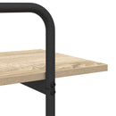 vidaXL Könyvespolc 4 szintes 100 x 35 x 140 cm PB Sonoma Tölgy