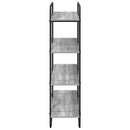 vidaXL Könyvespolc 4 szintes 100 x 35 x 140 cm PB Szürke Sonoma