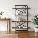 vidaXL Könyvespolc 4 szintes 100 x 35 x 140 cm PB Tölgyfa