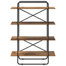 vidaXL Könyvespolc 4 szintes 100 x 35 x 140 cm PB Tölgyfa