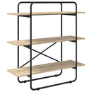 vidaXL Könyvespolc 3 szintes 100 x 35 x 105 cm PB Sonoma Tölgy