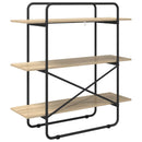 vidaXL Könyvespolc 3 szintes 100 x 35 x 105 cm PB Sonoma Tölgy