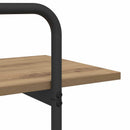 vidaXL Könyvespolc 3 szintes 100 x 35 x 105 cm PB Kézműves Tölgy