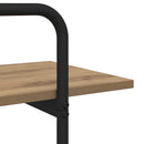 vidaXL Könyvespolc 5 szintes 80 x 35 x 175,5 cm PB Kézműves Tölgy