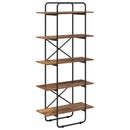 vidaXL Könyvespolc 5 szintes 60 x 35 x 175,5 cm PB Tölgyfa