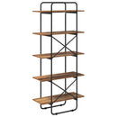 vidaXL Könyvespolc 5 szintes 60 x 35 x 175,5 cm PB Tölgyfa