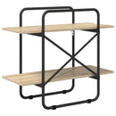 vidaXL Könyvespolc 2 szintes 60 x 35 x 70 cm PB Sonoma Tölgy