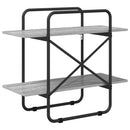 vidaXL Könyvespolc 2 szintes 60 x 35 x 70 cm PB Szürke Sonoma
