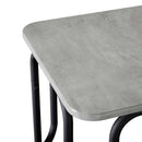 vidaXL Dohányzóasztal Betonszürke 100 x 50 x 45 cm Szerelt Fa