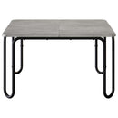 vidaXL Dohányzóasztal Betonszürke 79,5 x 79,5 x 45 cm Szerelt Fa