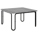 vidaXL Dohányzóasztal Szürke Sonoma 100 x 100 x 45 cm Szerelt Fa