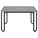 vidaXL Dohányzóasztal Szürke Sonoma 100 x 100 x 45 cm Szerelt Fa