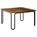 vidaXL Dohányzóasztal Antik Fa 100 x 100 x 45 cm Szerelt Fa