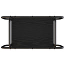 vidaXL Dohányzóasztal Fekete Tölgy 60 x 30 x 51 cm Szerelt Fa