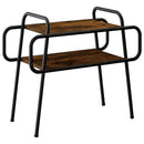 vidaXL Dohányzóasztal Füstös Tölgy 60 x 30 x 51 cm Szerelt Fa