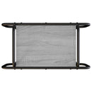 vidaXL Dohányzóasztal Szürke Sonoma 60 x 30 x 51 cm Szerelt Fa