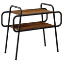 vidaXL Dohányzóasztal Antik Fa 60 x 30 x 51 cm Szerelt Fa
